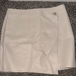 Vici Stone Faux Leather Mini Skirt